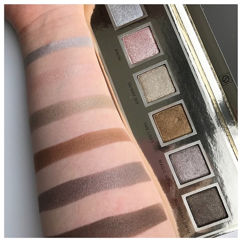 Jouer Skinny Dip Ultra Foil Shimmer Shadows Palette Review & Swatch