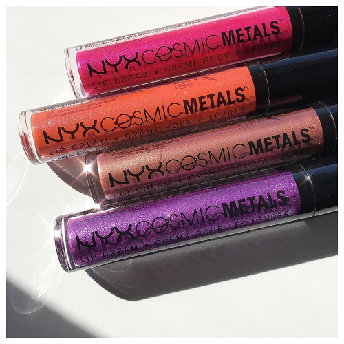 NYX Cosmetics Cosmic Metals Lip Cream Review & Swatch