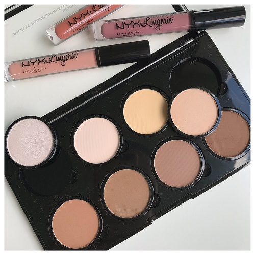NYX Cosmetics Highlight & Contour Pro Palette Review Swatches - Editional