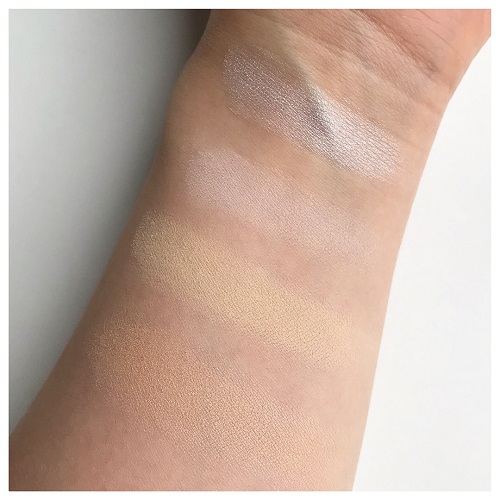 NYX Cosmetics Highlight & Contour Pro Palette Review & Swatches (Top Row)