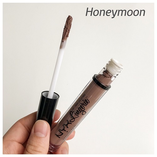 NYX Lip Lingerie Liquid Lipstick Review & Photo (Honeymoon)