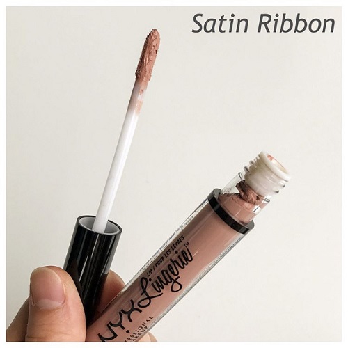 NYX Lip Lingerie Liquid Lipstick Review & Photo (Satin Ribbon)