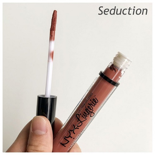 NYX Lip Lingerie Liquid Lipstick Review & Photo (Seduction)