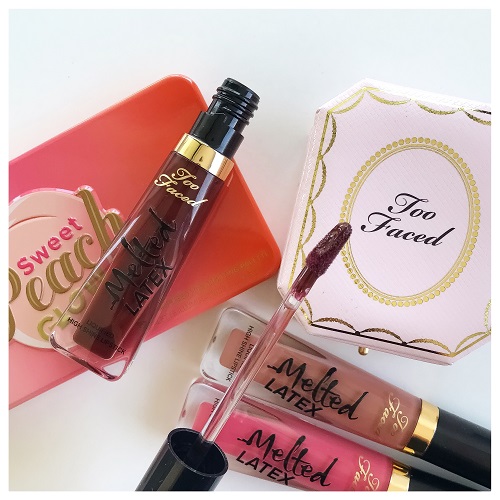 Too Faced Melted Latex Liquified High Shine Lipstick Review & Photo (Bite Me)