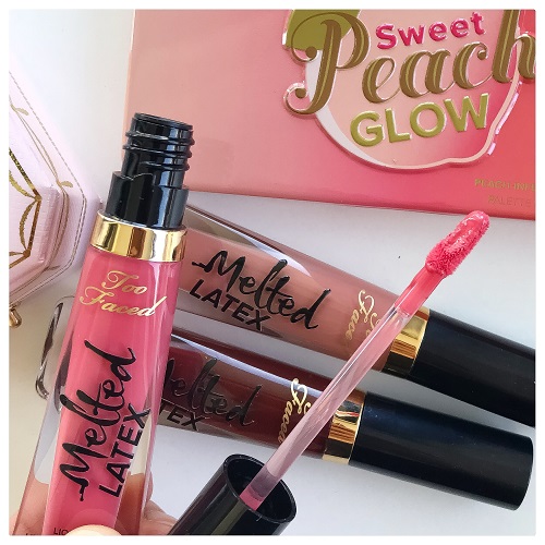 Too Faced Melted Latex Liquified High Shine Lipstick Review & Photo (Love U, Mean It)
