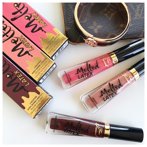 Too Faced Melted Latex Liquified High Shine Lipstick Review & Swatch