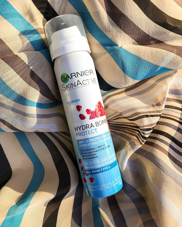 Garnier Hydra Bomb Protect SPF 15 Protecting & Hydrating Face Mist Review