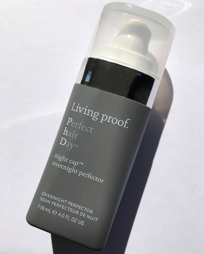 Living Proof Perfect Hair Day Night Cap Overnight Perfector Review (Packaging Front)