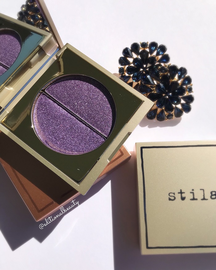 Stila Vivid And Vibrant Eyeshadow Duo Review & Swatches (Amethyst)