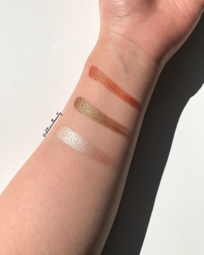 Photograph Makeup Swatches (Direct Sunlight)