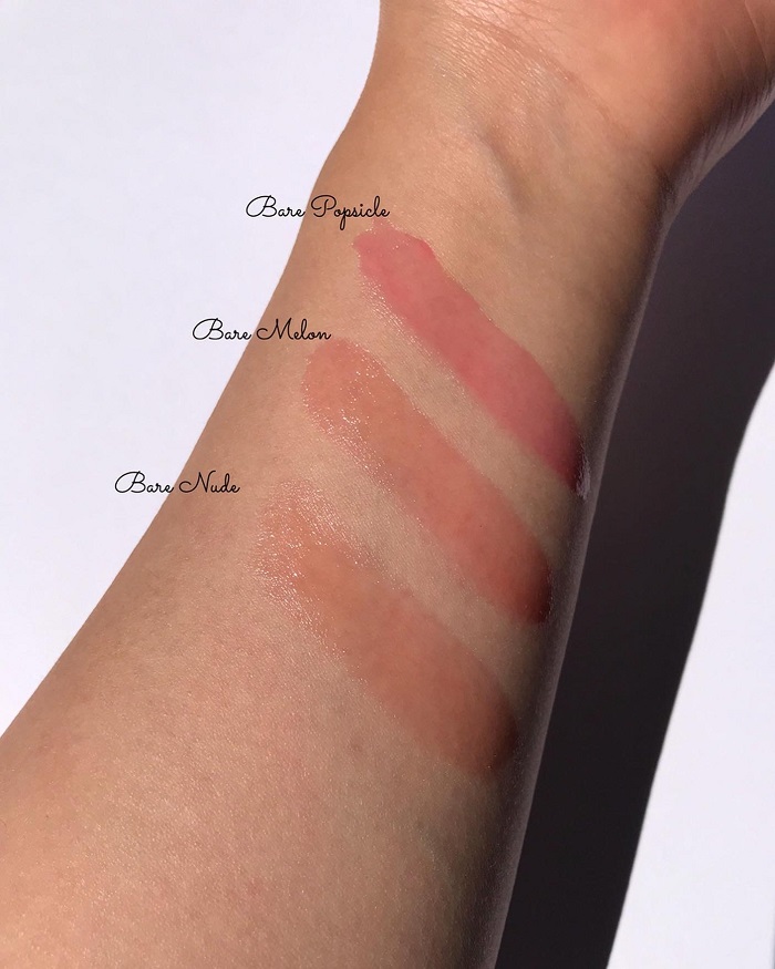 Bobbi Brown Extra Lip Tint Bare Nude Review & Swatches (direct sunlight)