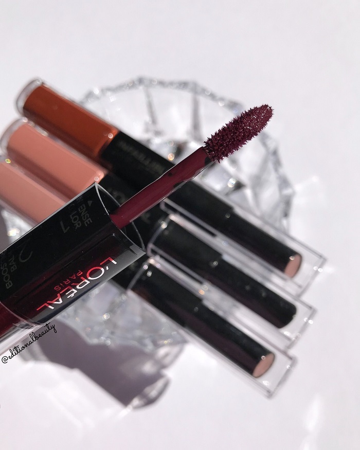 L'Oreal Infallible 2-Step Long Wear Lipstick Review & Swatches 217 Eternal Vamp (Lipstick Side)