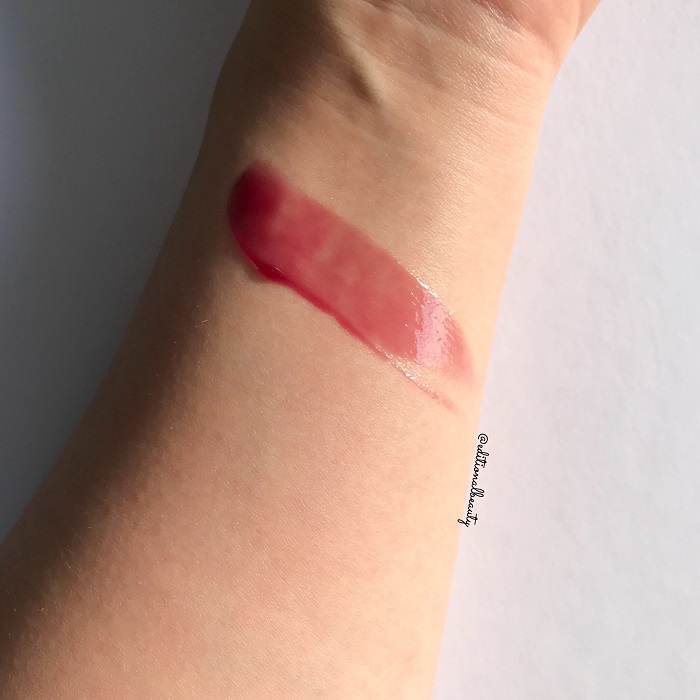 Frank Body Cherry Bomb Lip & Cheek Tint Review & Swatches (Direct Sunlight)