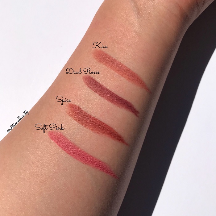 anastasia kiss lipstick swatch