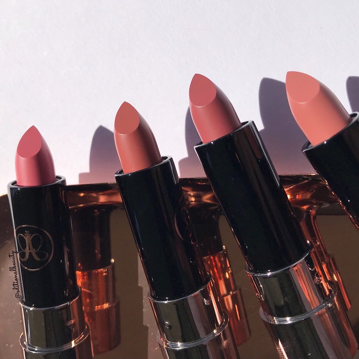 Anastasia Beverly Hills Matte Lipstick Swatches & Review