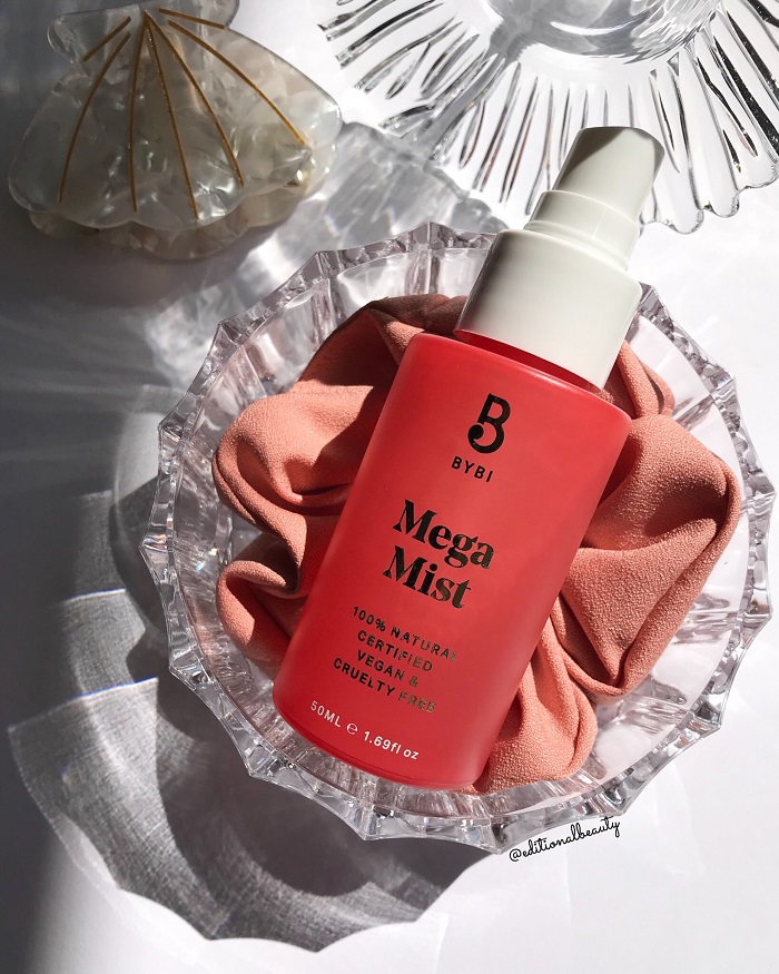 Bybi Beauty Mega Mist Review (Front Packaging)