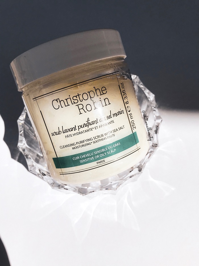 Christophe Robin Cleansing Purifying Scrub With Sea Salt Review (Front Packaging)