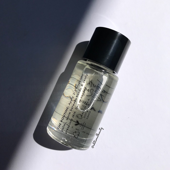 Fourth Ray Beauty Marula Oil Review (Back Packaging)