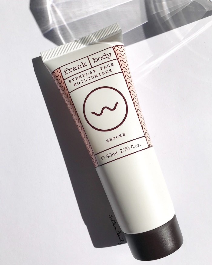 Frank Body Everyday Face Moisturiser Review (Front Packaging)