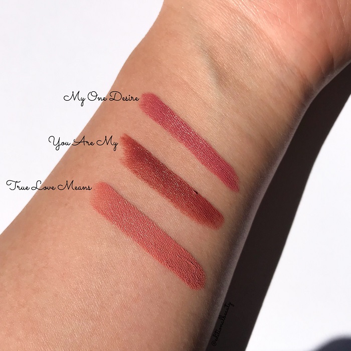 Hourglass Confessions Ultra Slim High Intensity Lipstick Swatches & Review