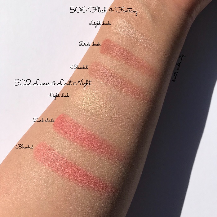 Marc Jacobs Air Blush Soft Glow Duo Review & Swatches (506 & 502 Direct Sunlight)