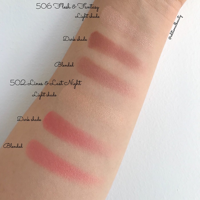 Marc Jacobs Air Blush Soft Glow Duo Review & Swatches (506 & 502 Indoor Light)
