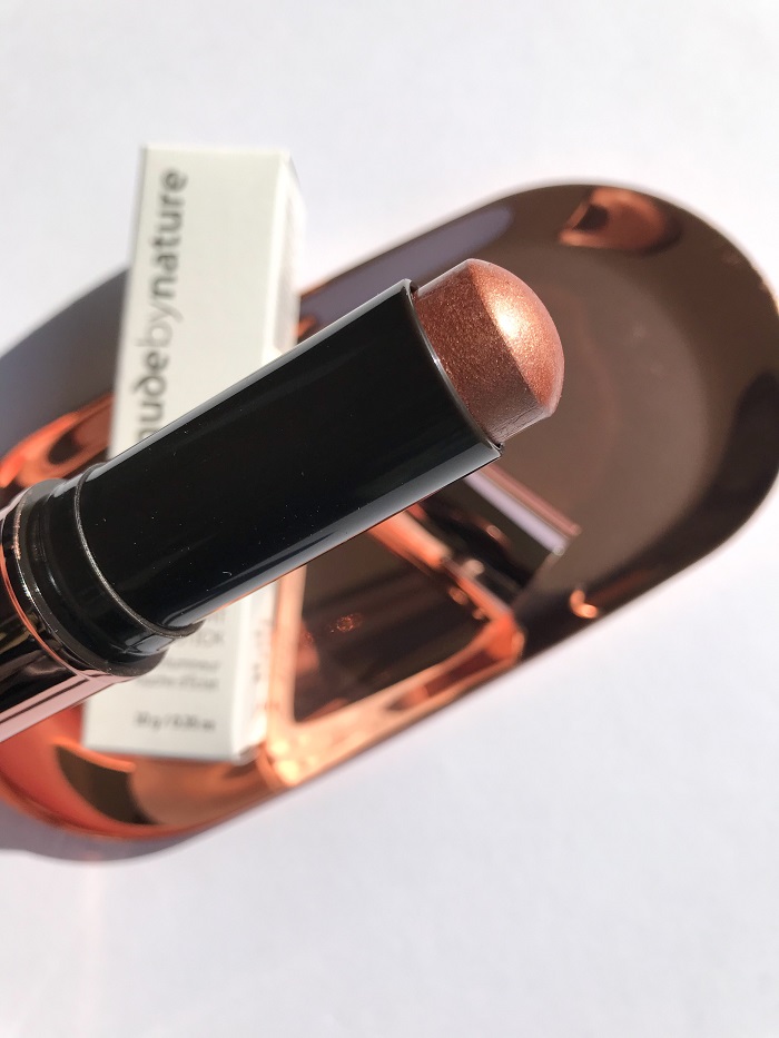 Nude by Nature Touch of Glow Highlight Stick Bronze Review & Swatch