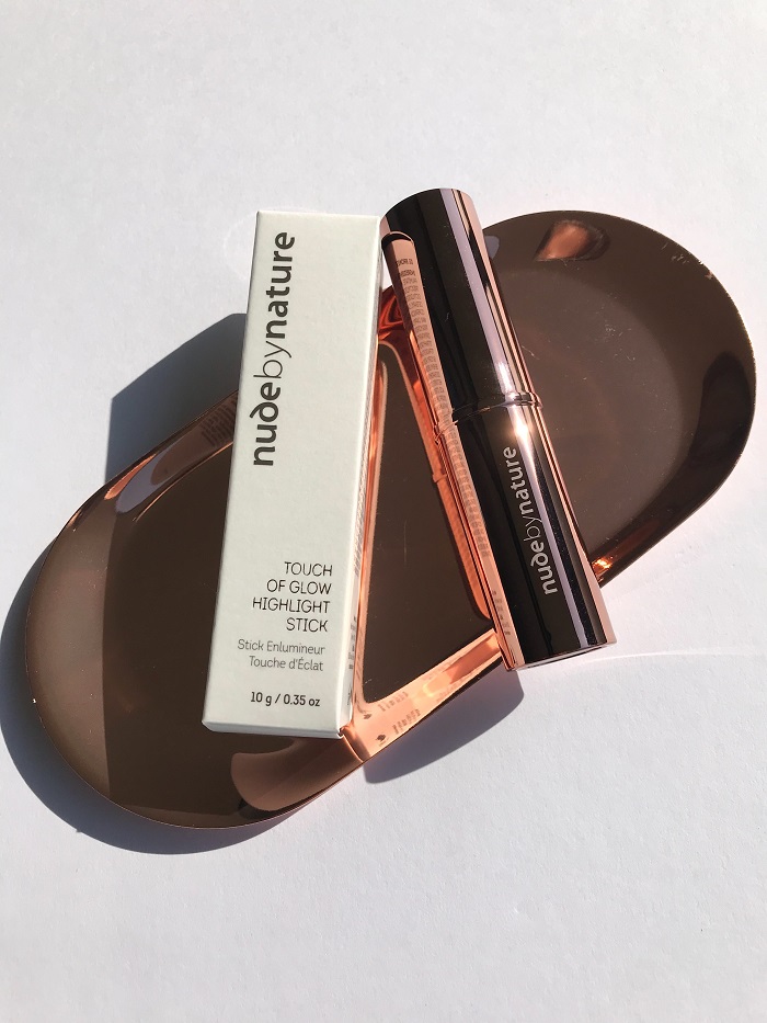 Nude by Nature Touch of Glow Highlight Stick Bronze Review & Swatches